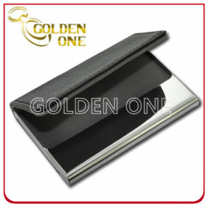Hot Selling Aluminum & Leather Business Card Holder